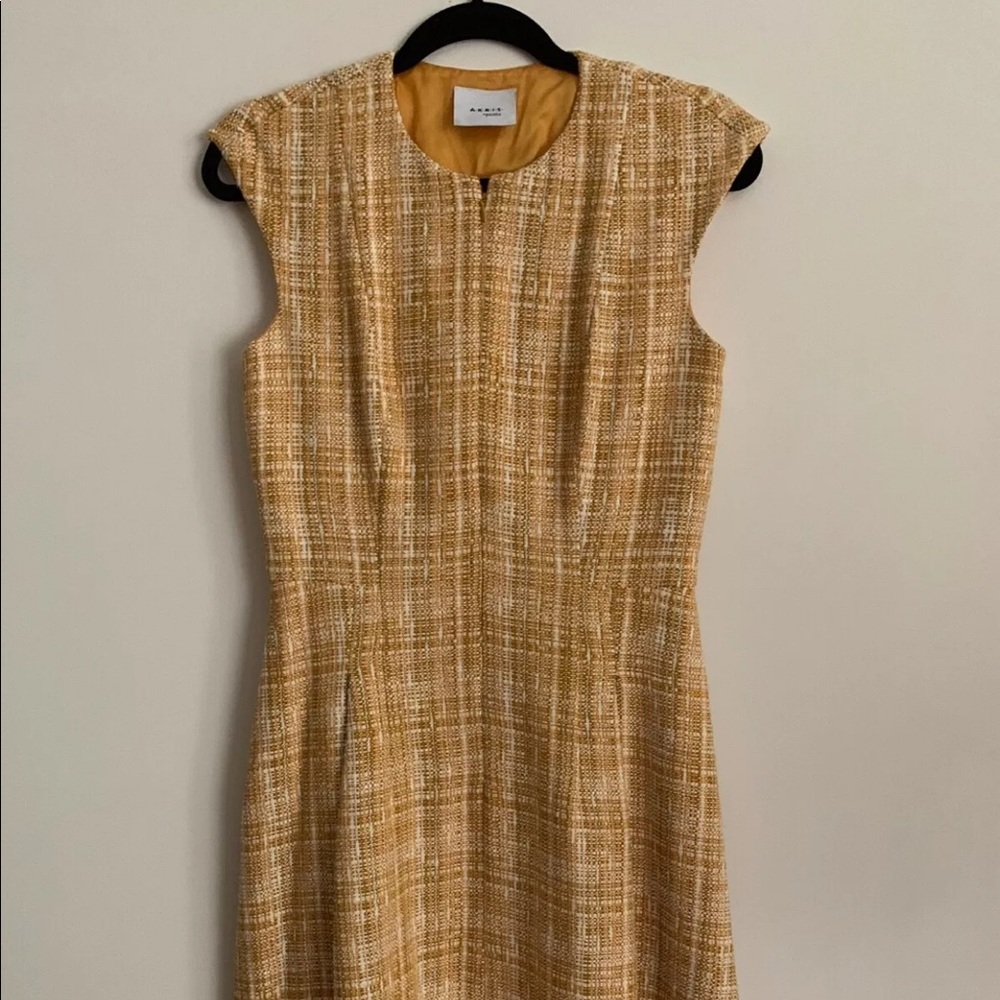 Akris Punto Yellow Dress Sz 6